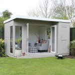 X Waltons Contemporary Summerhouse With Side Shed Decorafit Home