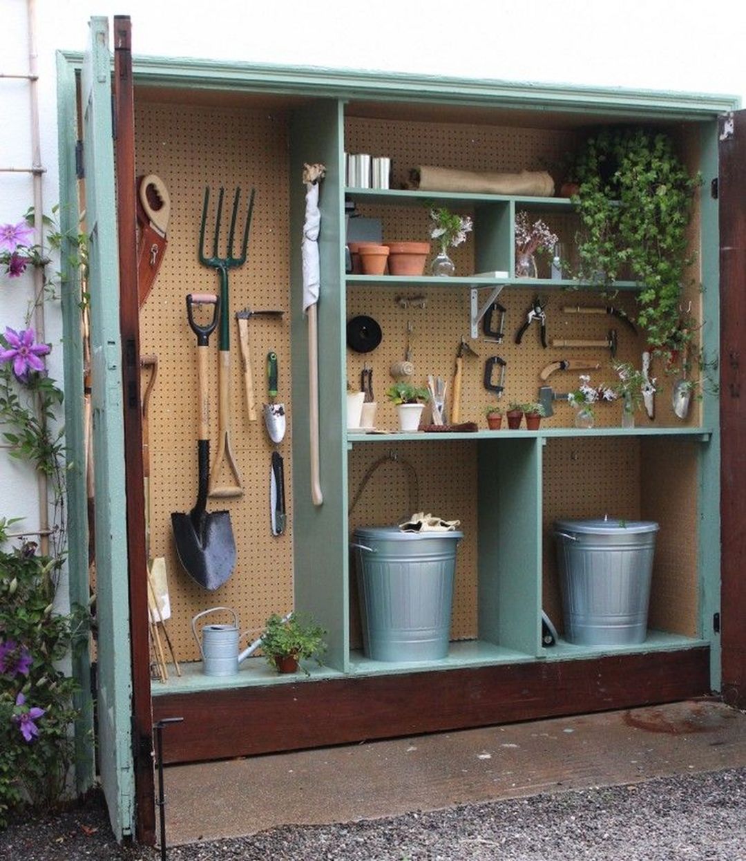 Garden storage shed design ideas