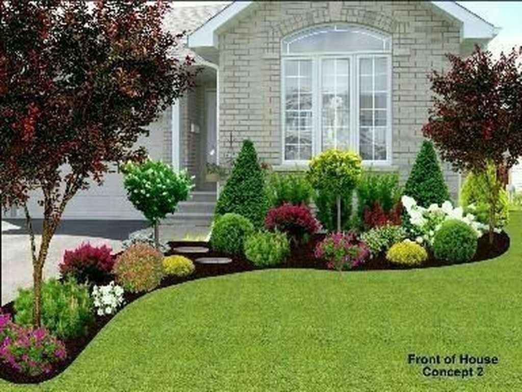 Simple And Beautiful Front Yard     Landscaping On A Budget