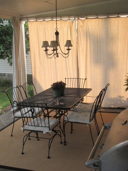 Stylish Patio Curtain Ideas