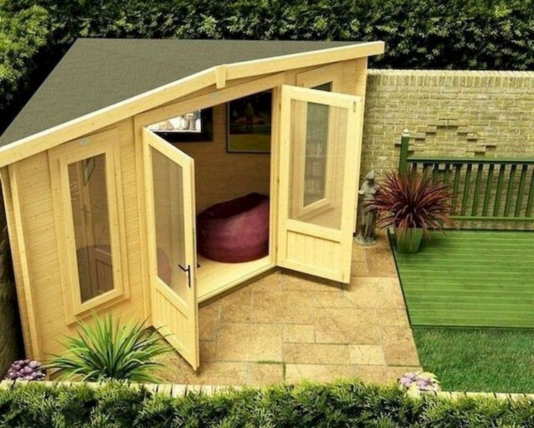 Beautiful Corner Shed Ideas