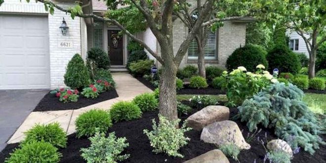 front yard landscaping ideas low maintenance
