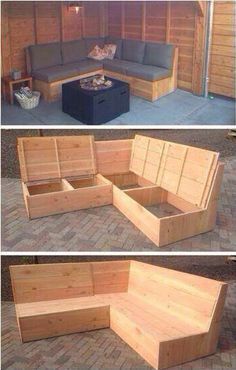 Wooden garden Furniture ideas