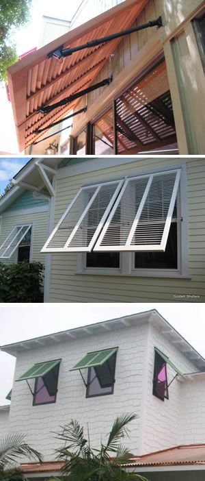 Exterior Shutters- lots of cut-out designs