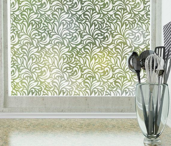 Decorative Window Film Vinyl Non Adhesive Privacy Film