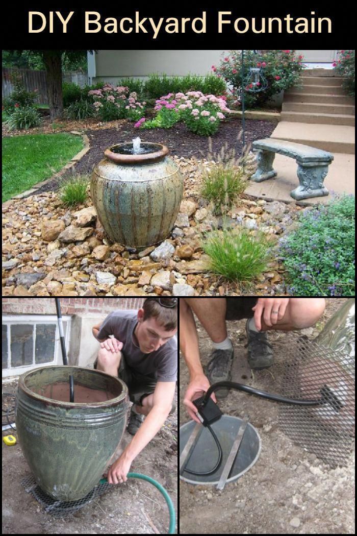DIY Backyard Fountain
