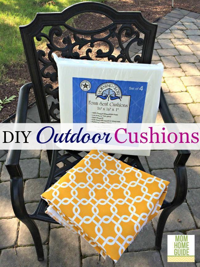DIY Covered Patio Cushions