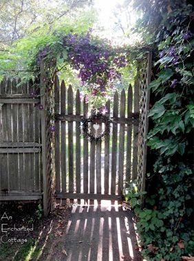 Fascinating Wooden Garden Gates Ideas