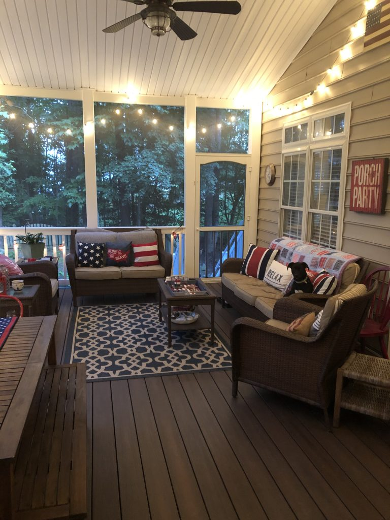 Summer Screened Porch Tour