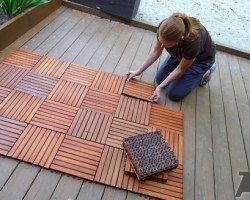 How To Install Deck Tiles For A Quick and
Easy Patio