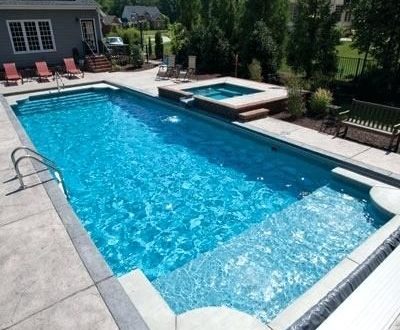 fiberglass rectangular pool