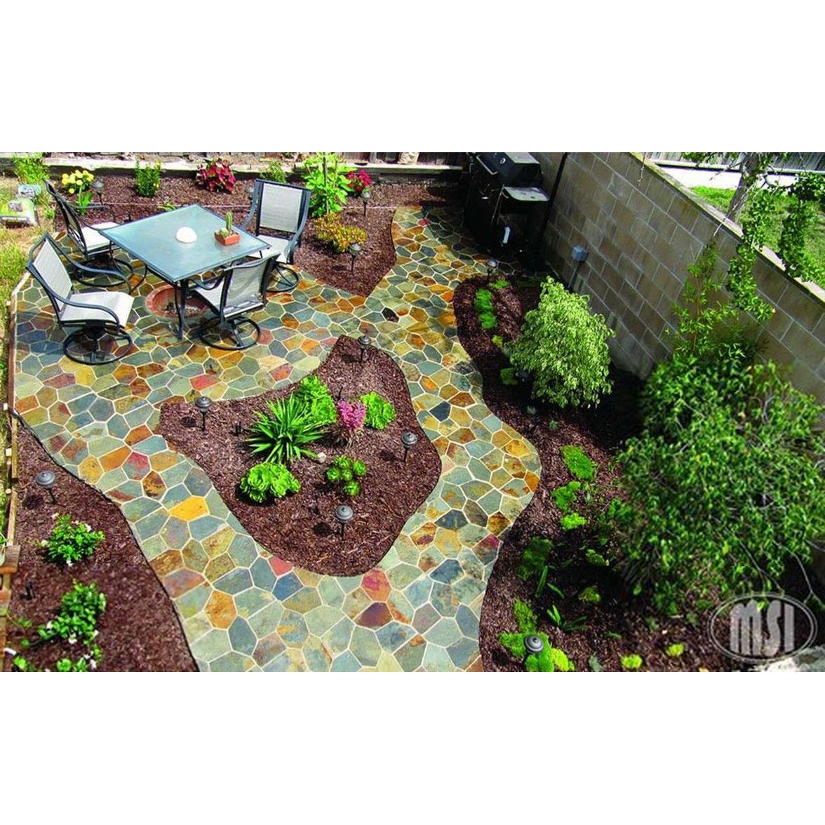 Walkway Designs with Flagstone Pavers