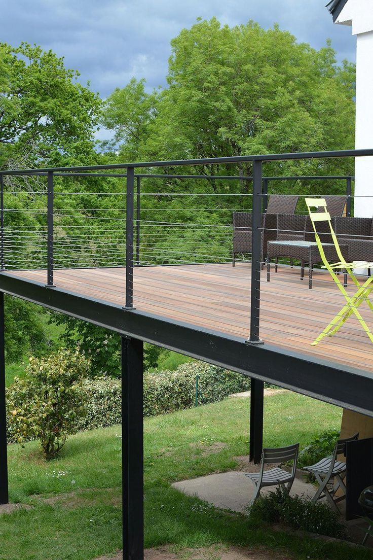 Awesome DIY Deck Railing Designs &     Ideas