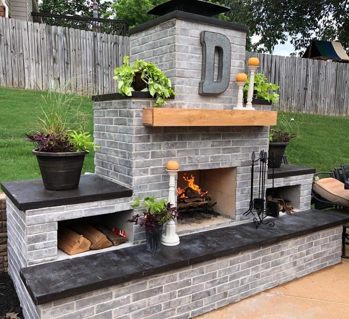 Graceful Outdoor Fireplaces Ideas For
Backyard