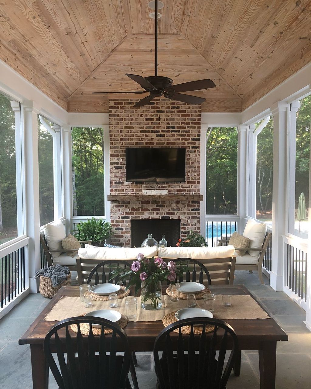 Screened In Porch Ideas with Stunning Design Concept