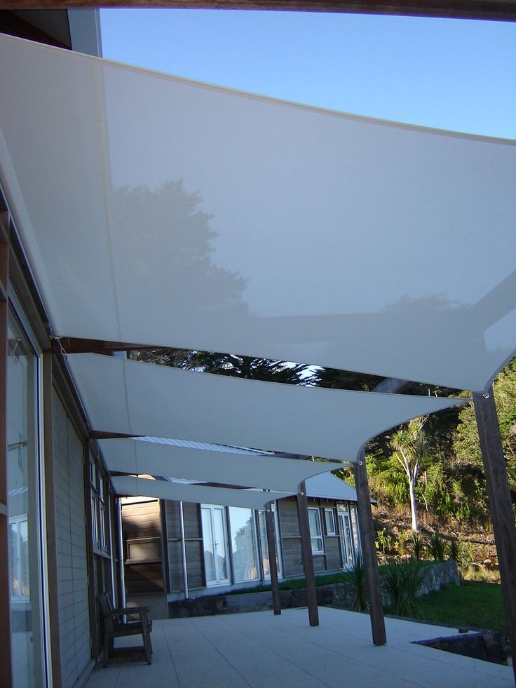 Patio Shade Sails Installation