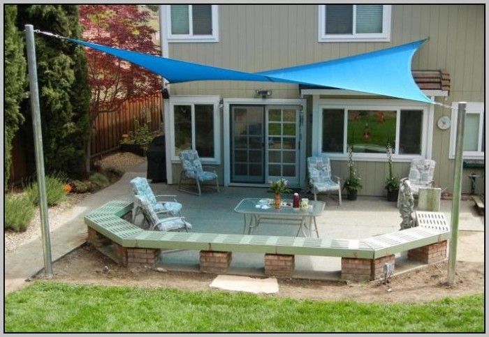 Patio Shade Sails Installation