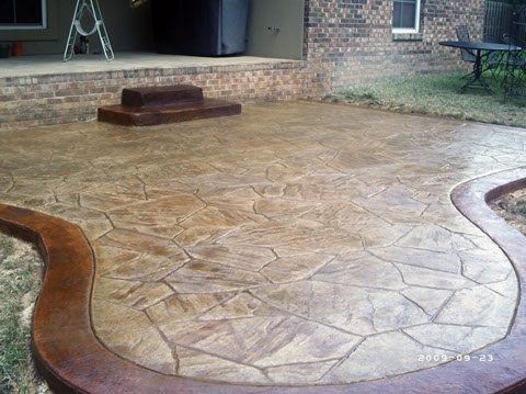 Inspiring Stamped Concrete Patio Ideas