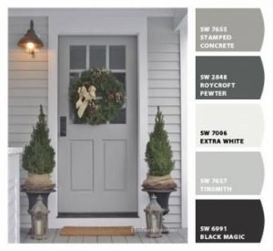 Exterior house color + door style and stain! – decorafit.com/home