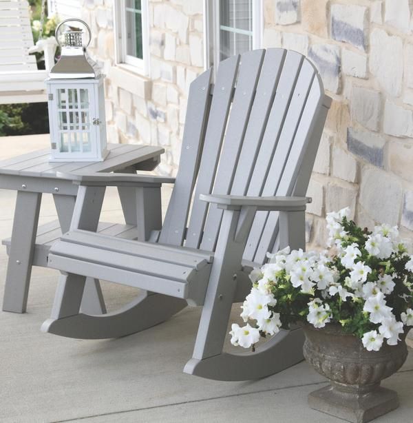 Cozy outdoor rocking chairs