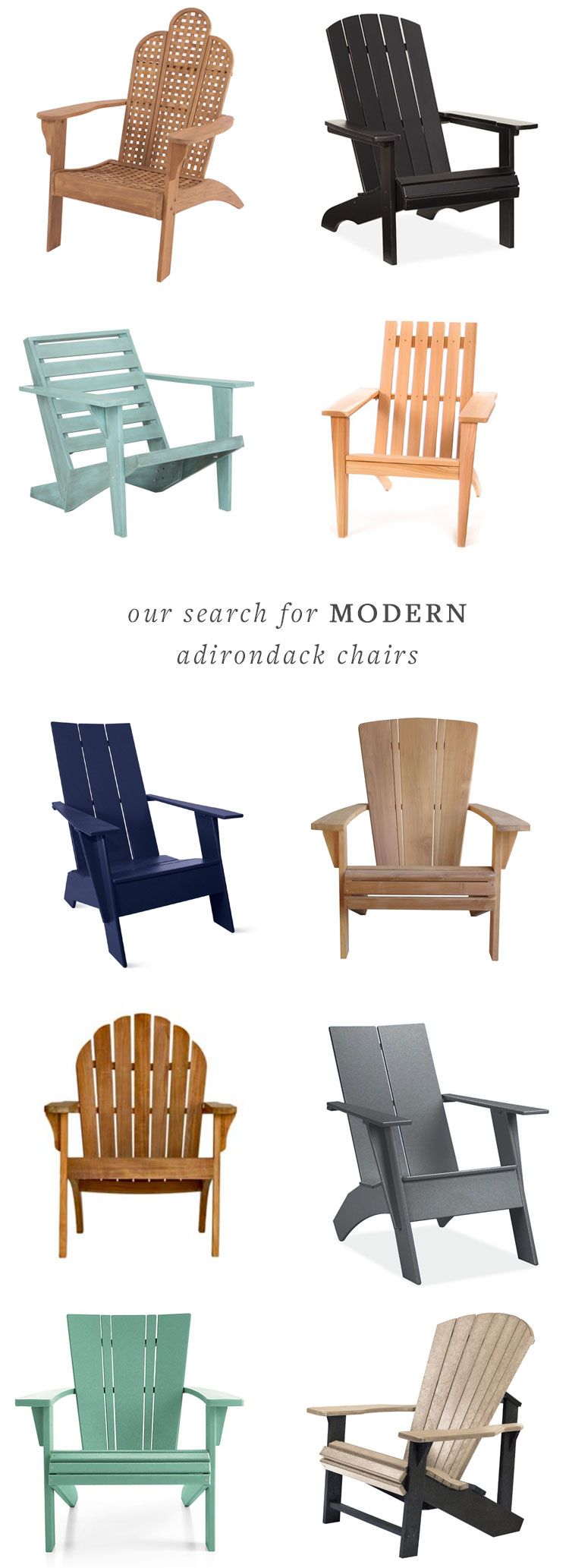 Modern Adirondack Chair Ideas