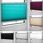 Pleated Blinds in Many Sizes/Colours Easy Fit Install Plisse .