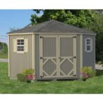 Amish 10 x 10 Classic Five Corner Shed Panelized K