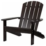 KLÖVEN deck chair, outdoor, dark brown - IK