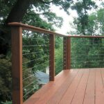 DIY Inexpensive deck rails out of steel conduit, easy to d