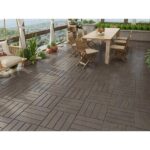 Naturesort Terrace Collection 1 ft. x 1 ft. Bamboo Composite Deck .