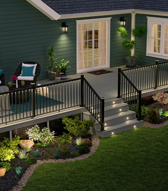 LED Lighting for Deck and Railing - Barrette Outdoor Livi