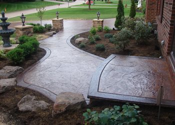 Stamped Concrete Walkways (Design Ideas & Cost) - Concrete Netwo