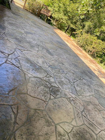 Decorative Concrete, Stamped & Stained Concrete Dent