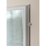 ODL White Cordless Add On Enclosed Aluminum Blinds with 1/2 in .