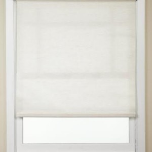 Cheap White Vinyl Window Shades- Room Darkening 55"x6' Wholesa