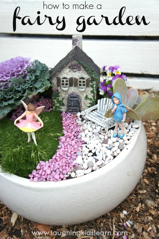How to make a fairy garden - Laughing Kids Lea