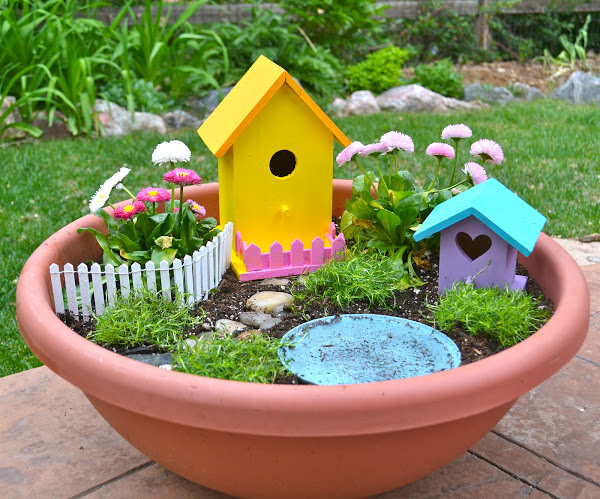 DIY Garden Ideas for kids - make a fairy garden - Life At The Z