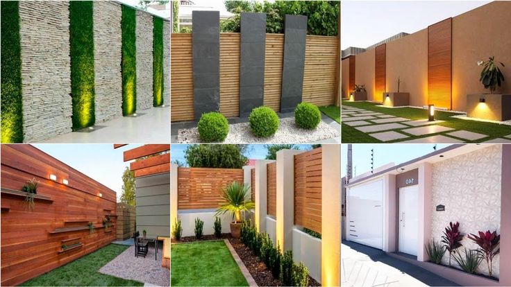 100 Backyard Garden Fence Design Ideas | House Exterior Boundary Wa