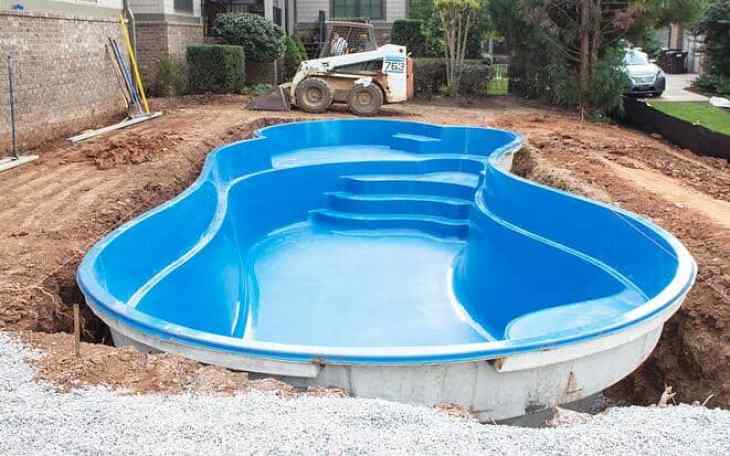 Timeline for Building a Fiberglass Pool - Pool Enclosures & Patio .