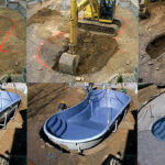 Inground Fiberglass Pool Installation | Latham Po