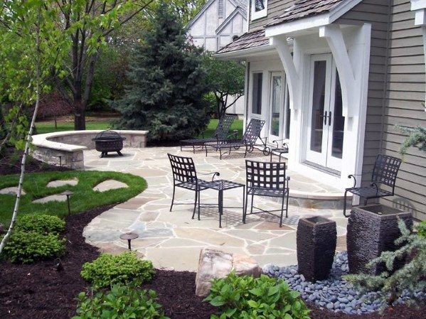51 Flagstone Patio Ideas to Transform Your Outdoor Oasis | Curved .
