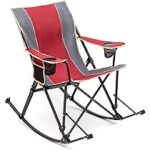 Amazon.com: SUNNYFEEL Rocking Camping Chair, Folding Lawn Chairs .