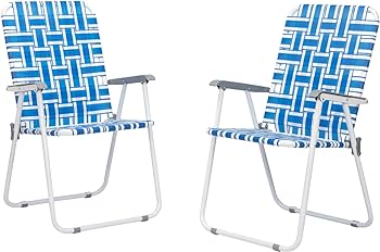 Amazon.com: Kcelarec Set of 2 Patio Folding Lawn Chair, Outdoor .