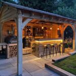 Exotic modern open bar design ideas | Build outdoor kitchen .