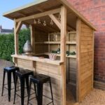 Wooden Garden Bar, Heavy Duty Pressure Treated - Et
