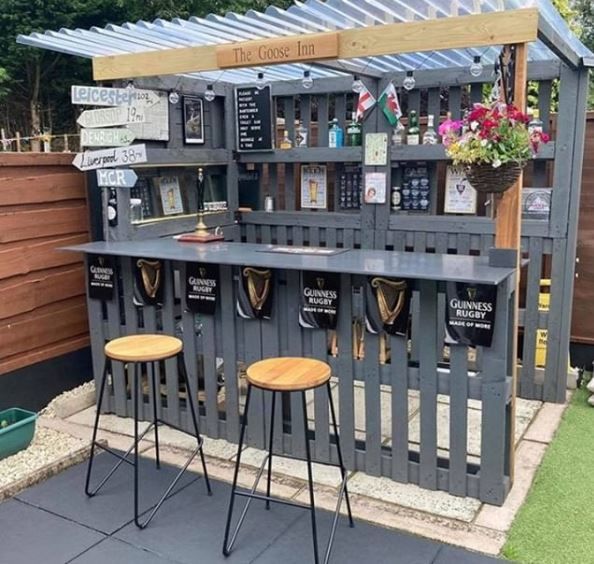 18 Garden Bar Ideas to DIY Outdoors (Small Pubs in Sheds) | Diy .