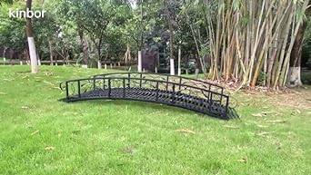 Amazon.com : kinbor Garden Bridge – 8 FT Metal Garden Bridges for .