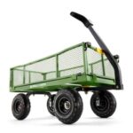 GORILLA CARTS 4 cu. ft. Steel Utility Garden Cart (Color May Vary .