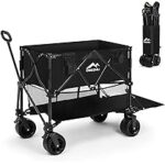Amazon.com: CEED4U Collapsible Garden Carts 400L Foldable Wagon .