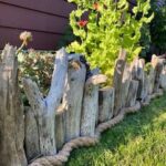 Driftwood Border | Rock garden design, Garden boarders ideas .